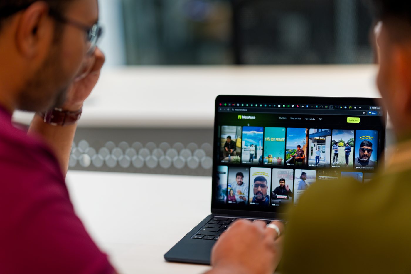 Reviewing view counts on published client reels
